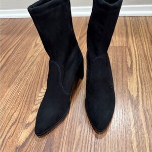 Stuart Weitzman Black Heeled Boots